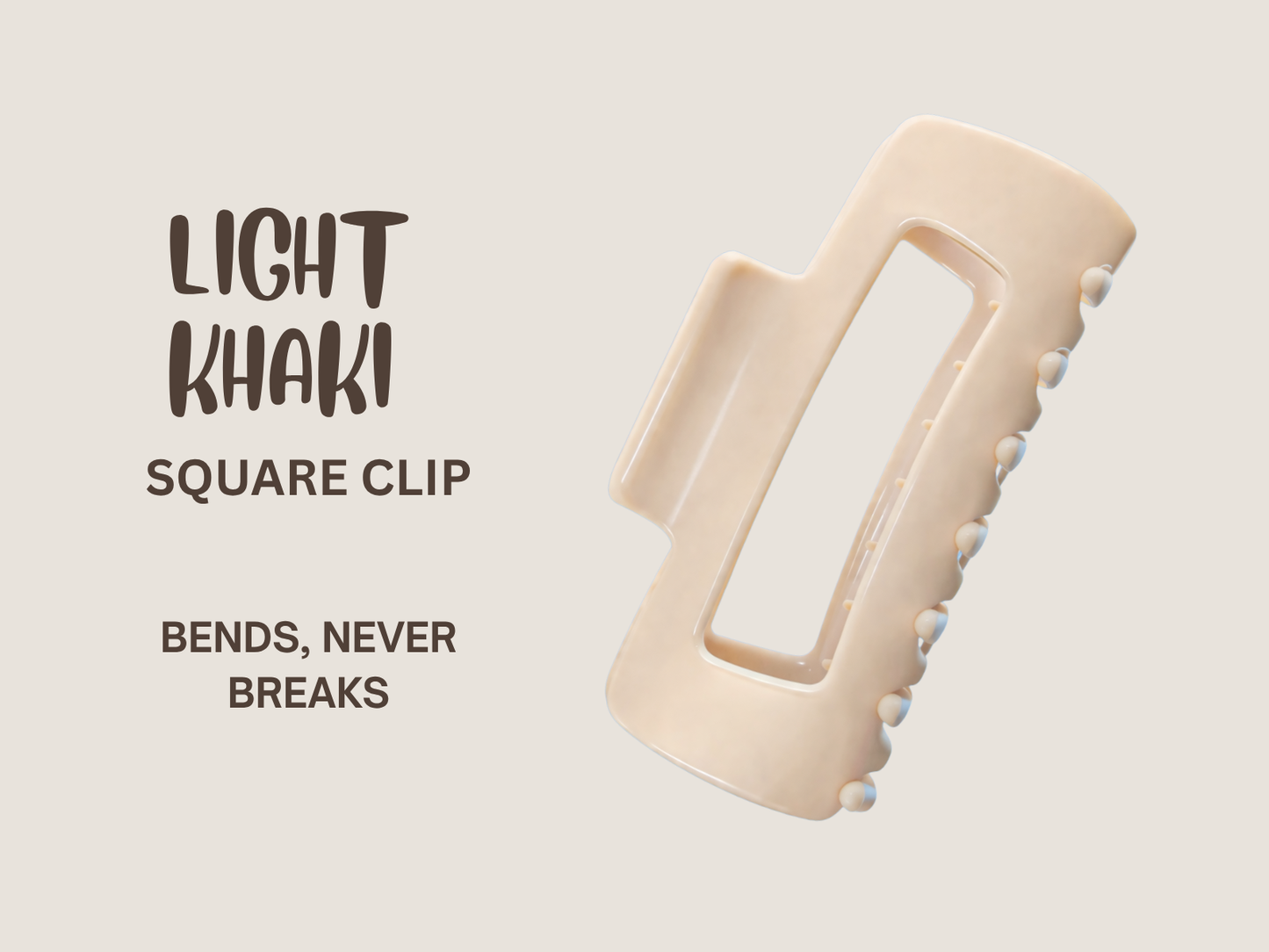 Flexible Square Hair Clip™